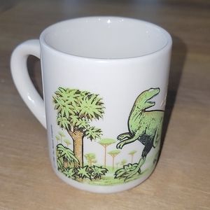 1990 The Nature Comp Dinosaur & Volcano Coffee Mug